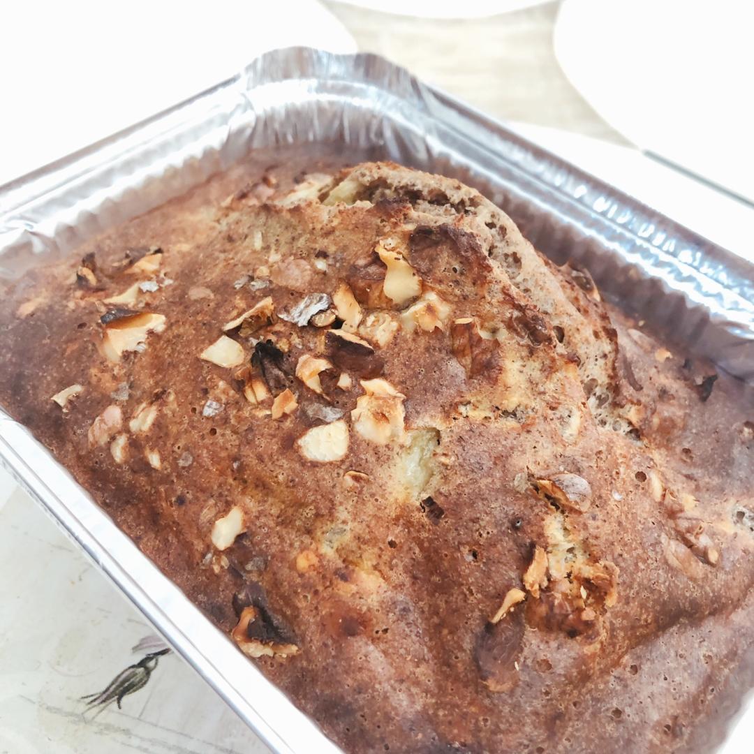 减脂健身必备的甜点《无糖无油香蕉核桃全麦马芬蛋糕》