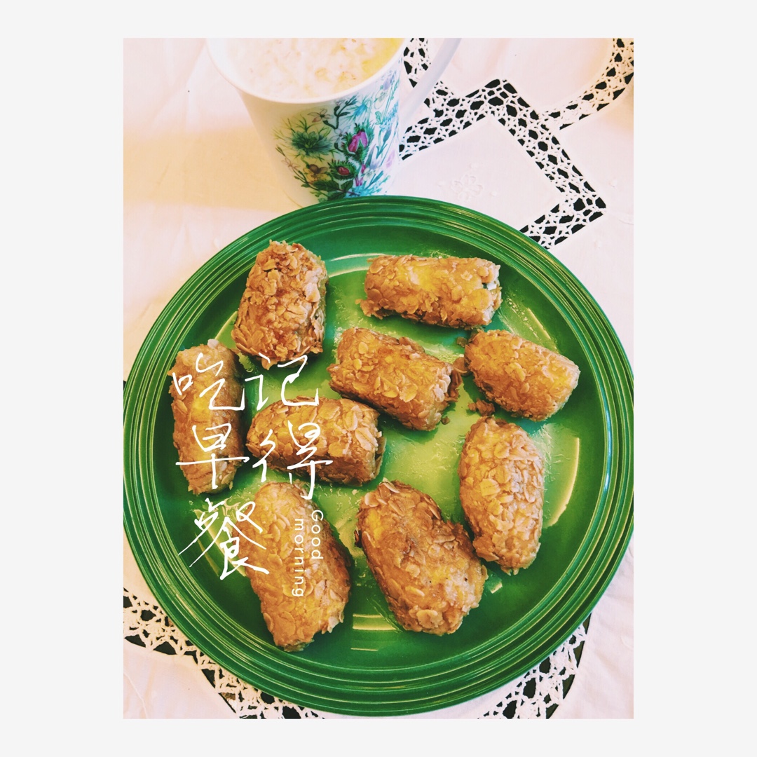 人人夸赞好吃燕麦香蕉卷