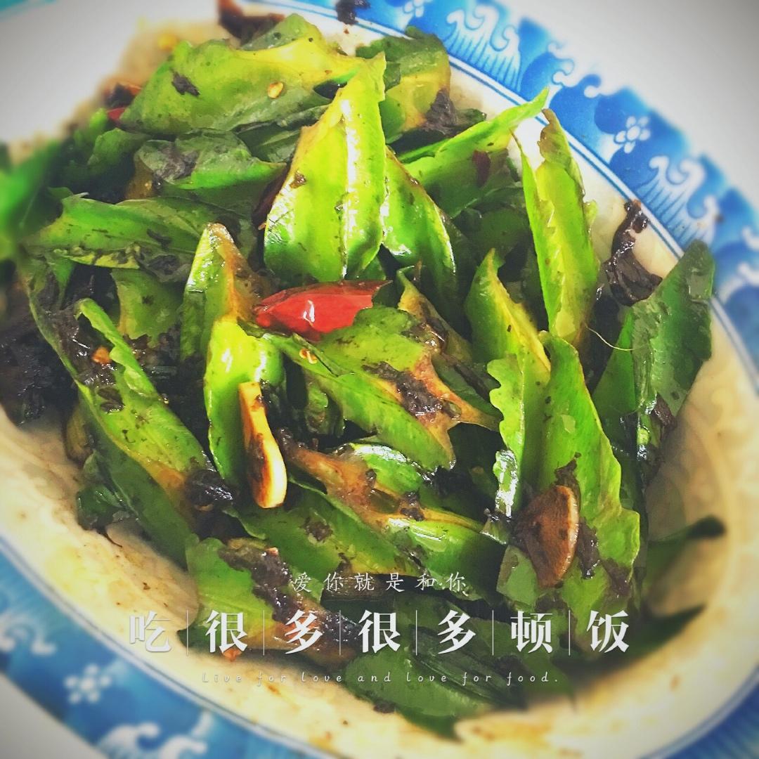 橄榄菜炒四角豆