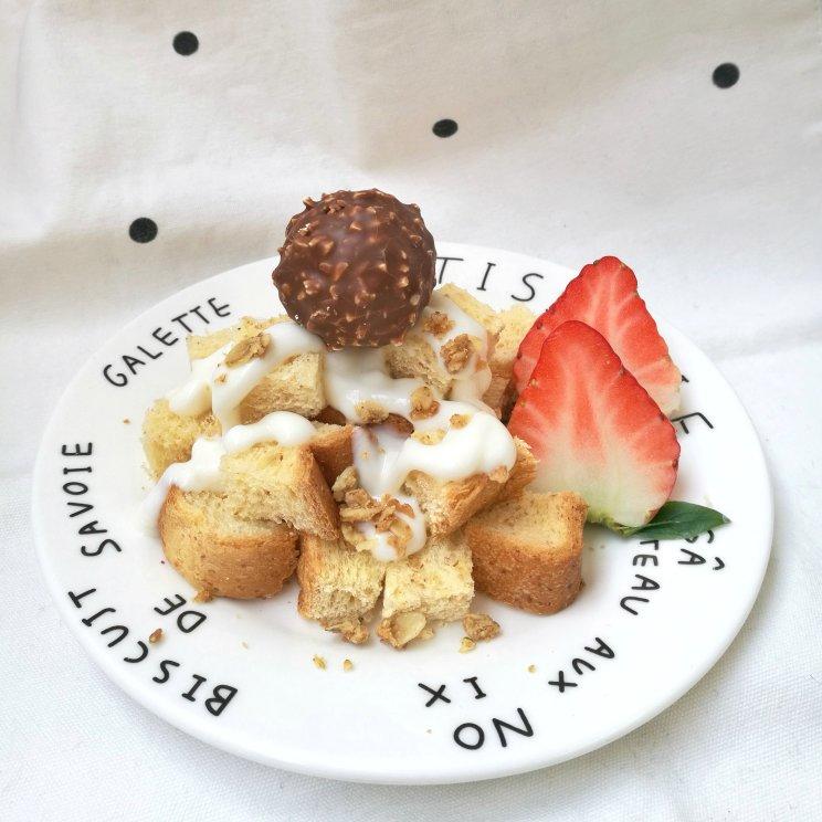 高颜值雪山面包粒