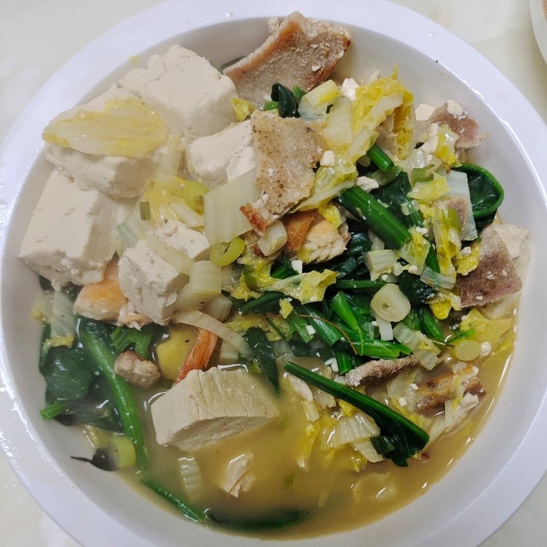 菠菜炖豆腐
