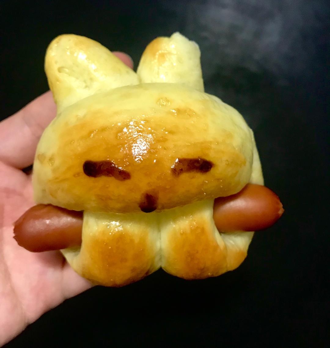 可爱兔子面包