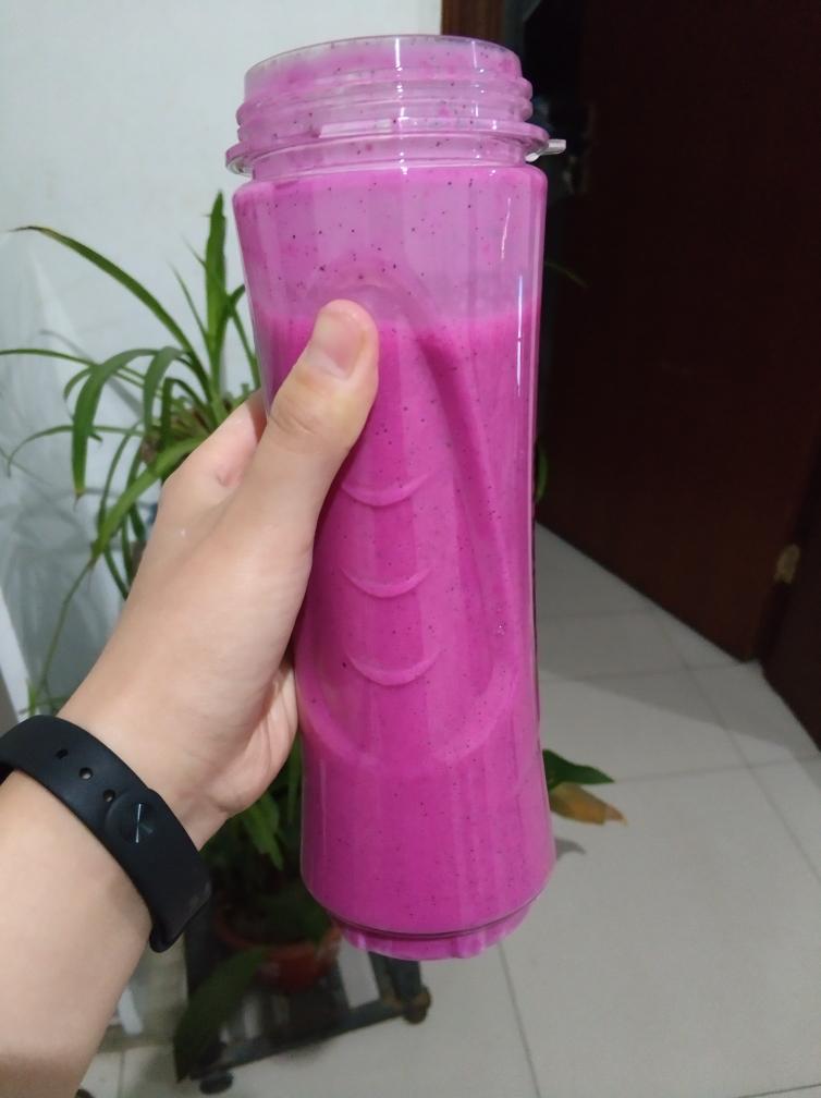 火龙果香蕉汁的做法