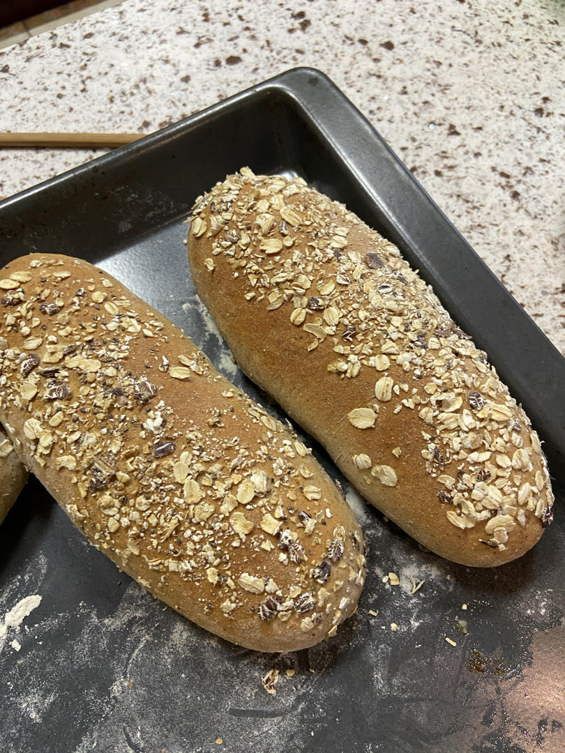 高纤全麦软欧面包（超百搭配方、可用于制作料理面包！）