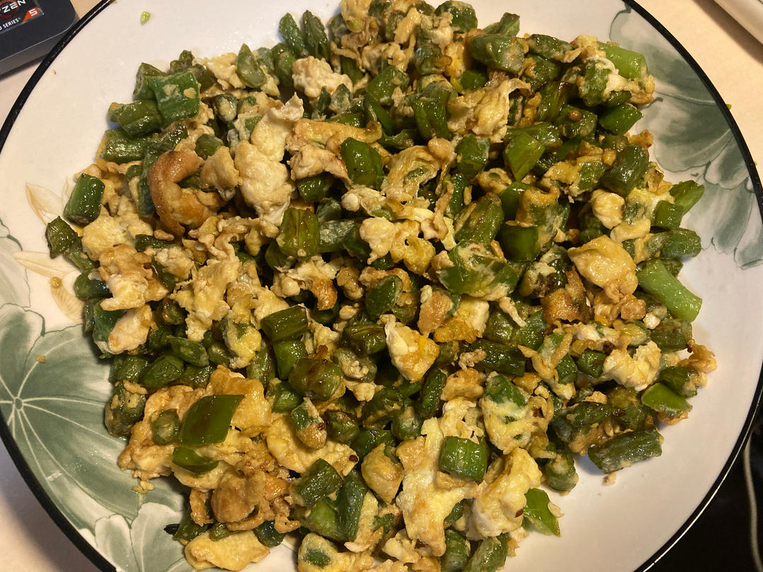 益气健脾的豆角炒鸡蛋