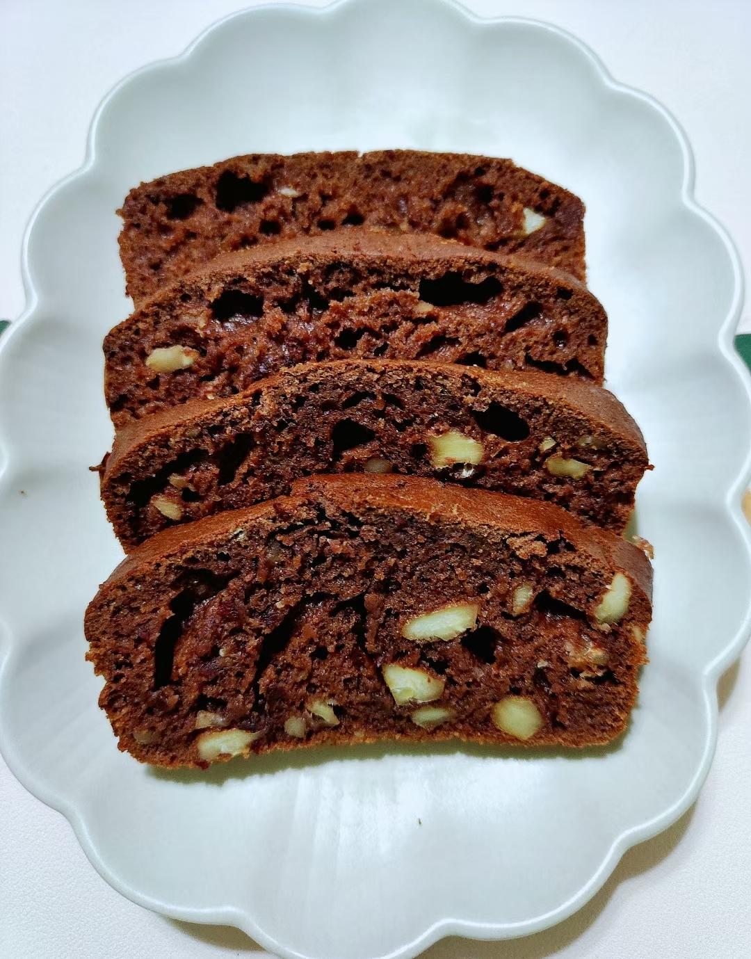 香蕉枣泥核桃蛋糕