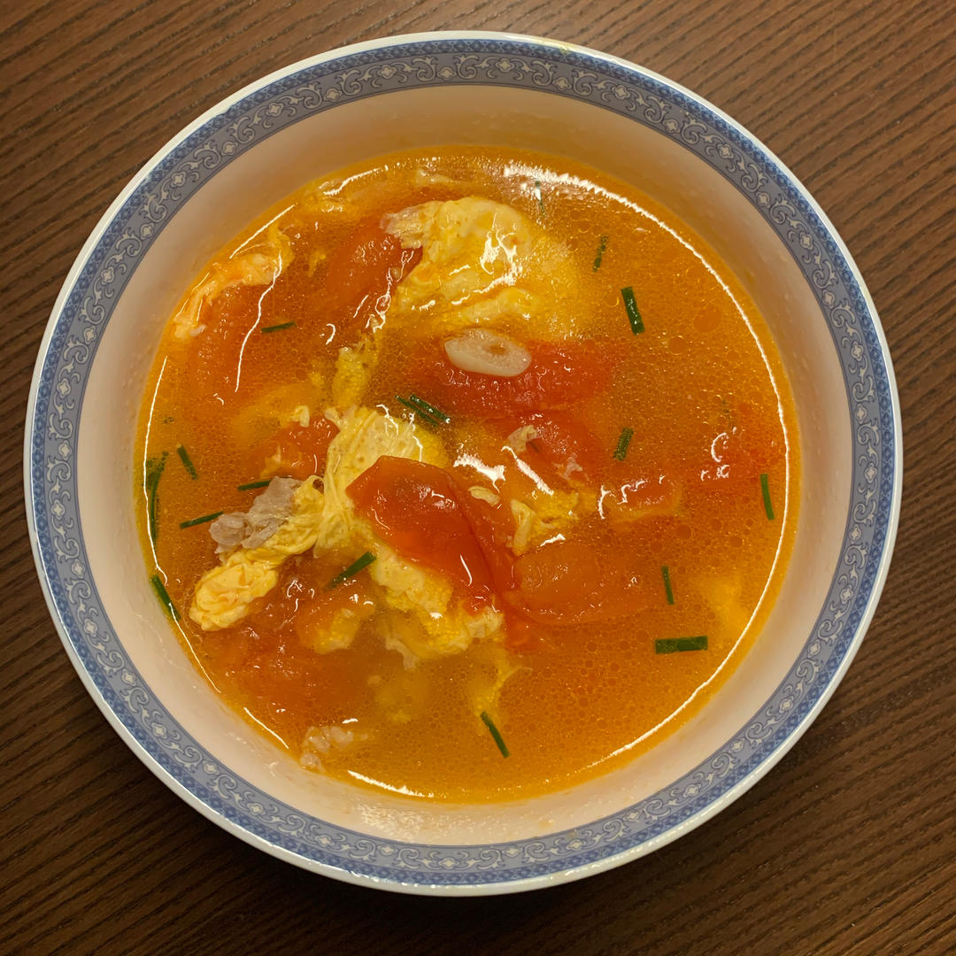 好喝到爆的西红柿鸡蛋汤