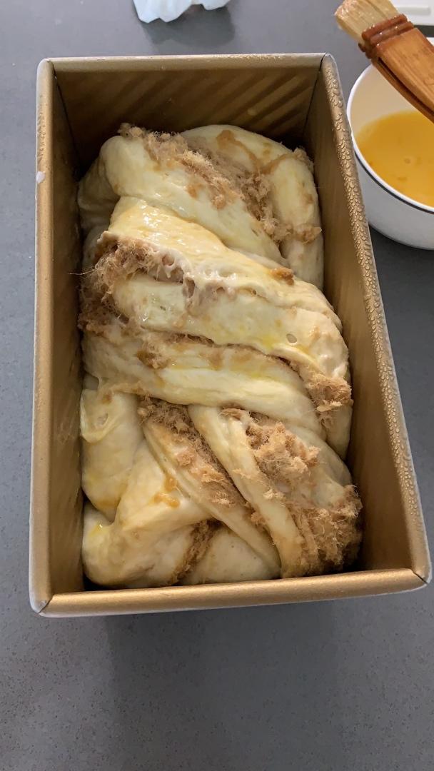 香葱肉松手撕吐司