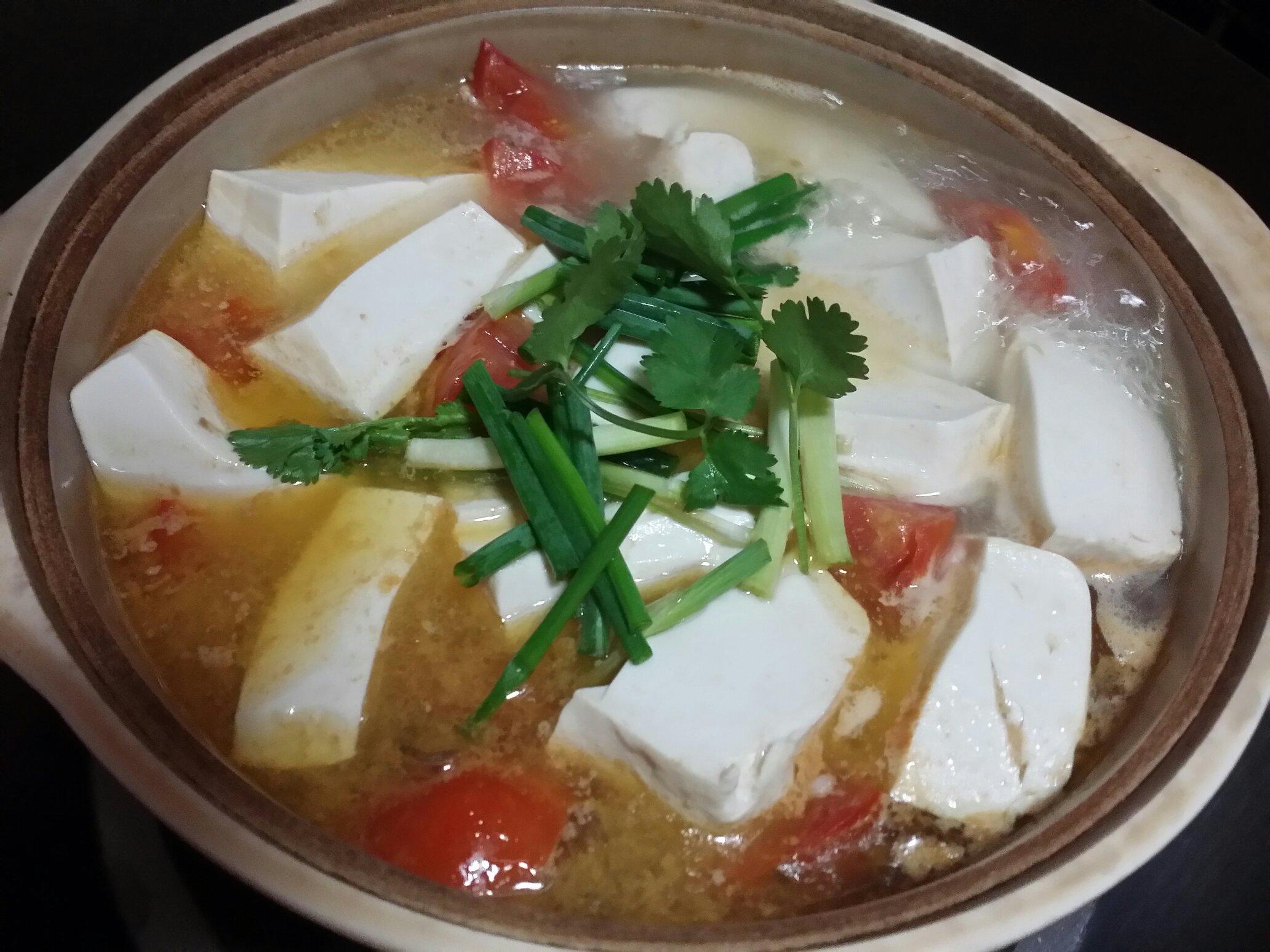 鲜美的鱼头番茄豆腐汤的做法 步骤8