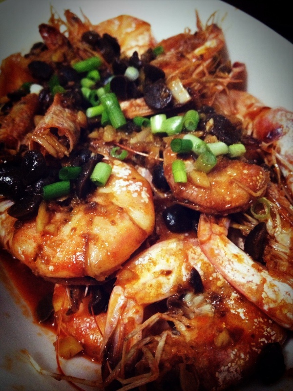 豆豉香酥虾