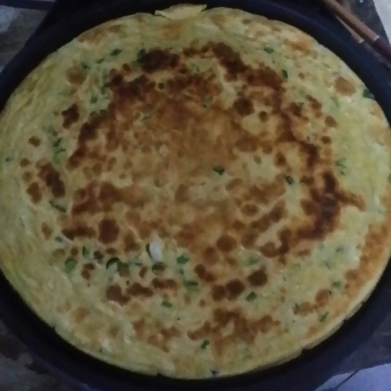葱花鸡蛋饼