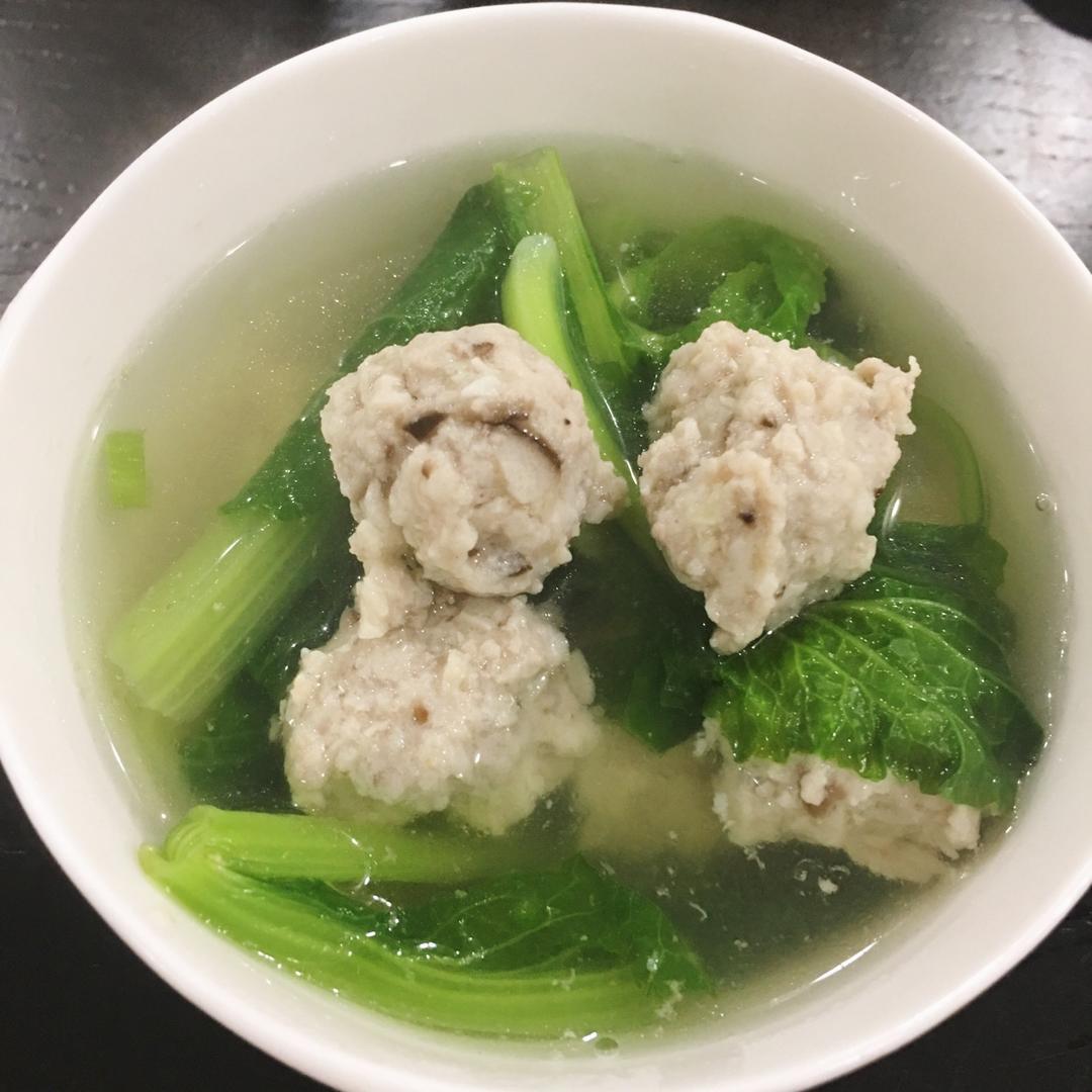 手工肉丸汤