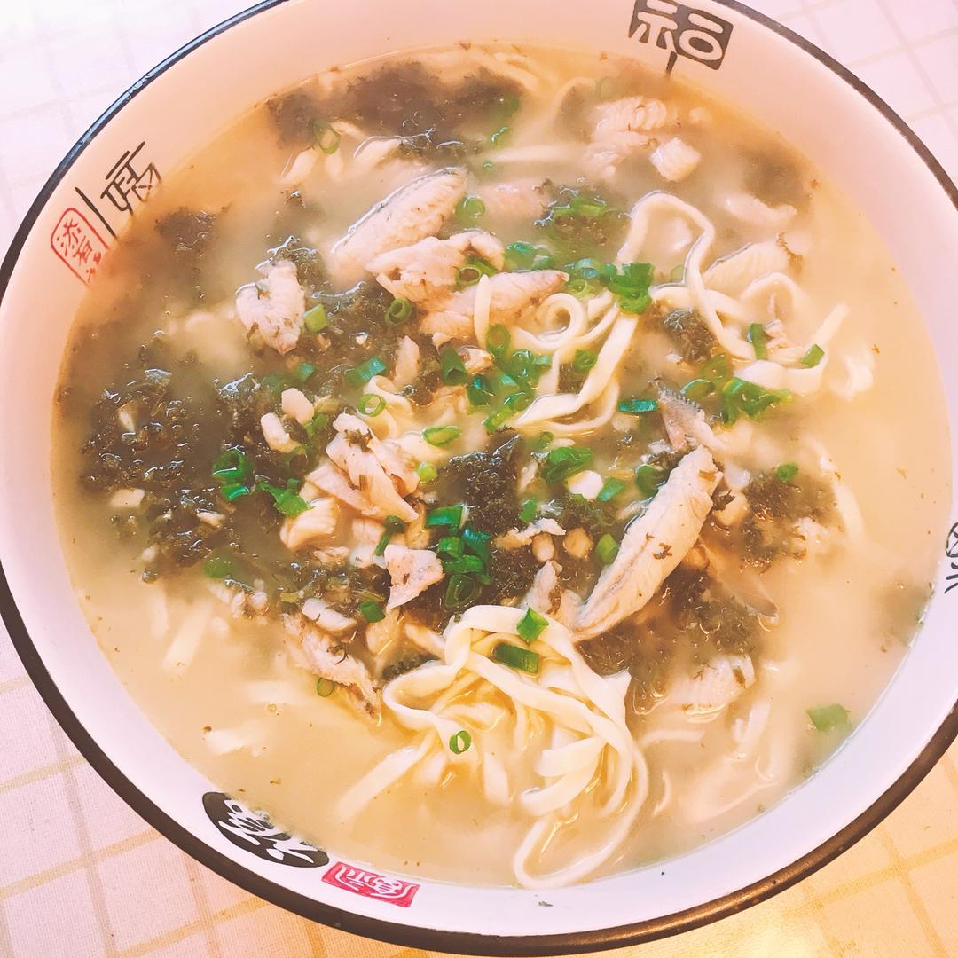 雪菜黄鱼面