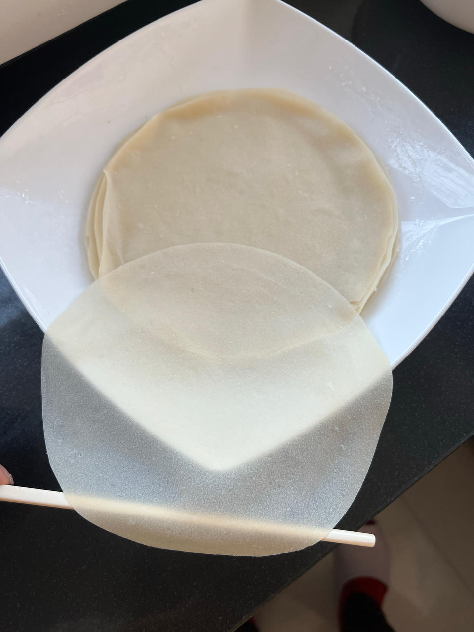 ㊙️薄如纸的春饼 卷饼  附擀饼不破视频  步骤超详细