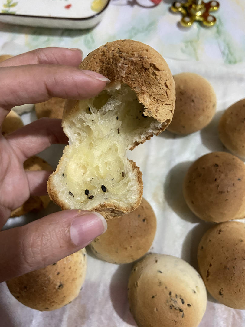 恐龙蛋麻薯面包球㊙️次次空心💯超好吃