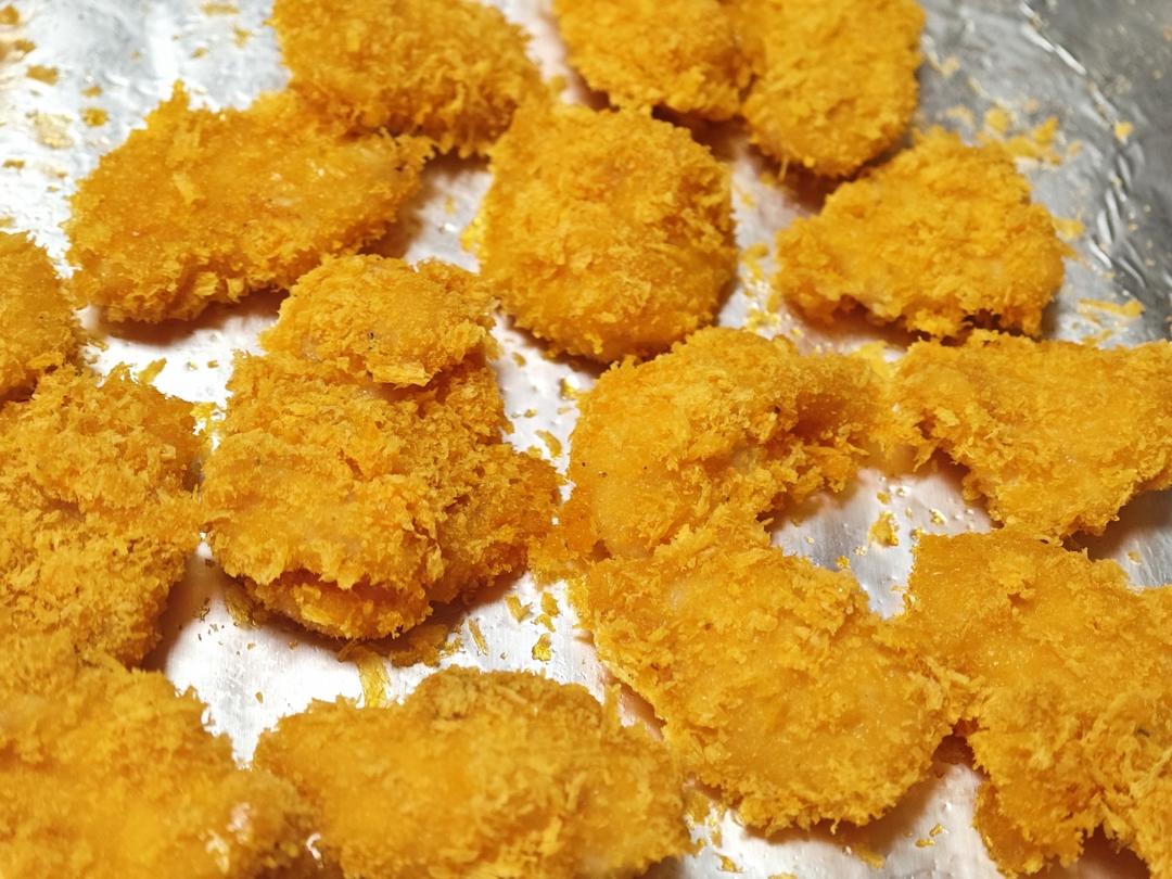 黑胡椒鸡米花（无油烤箱版）