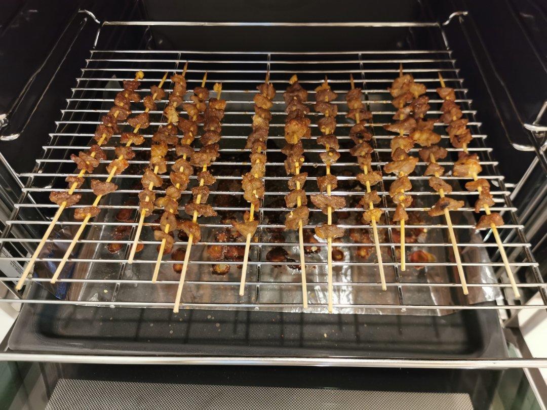漂2016做的烤羊肉串烤箱版