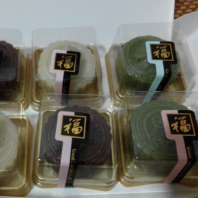 四色冰皮月饼