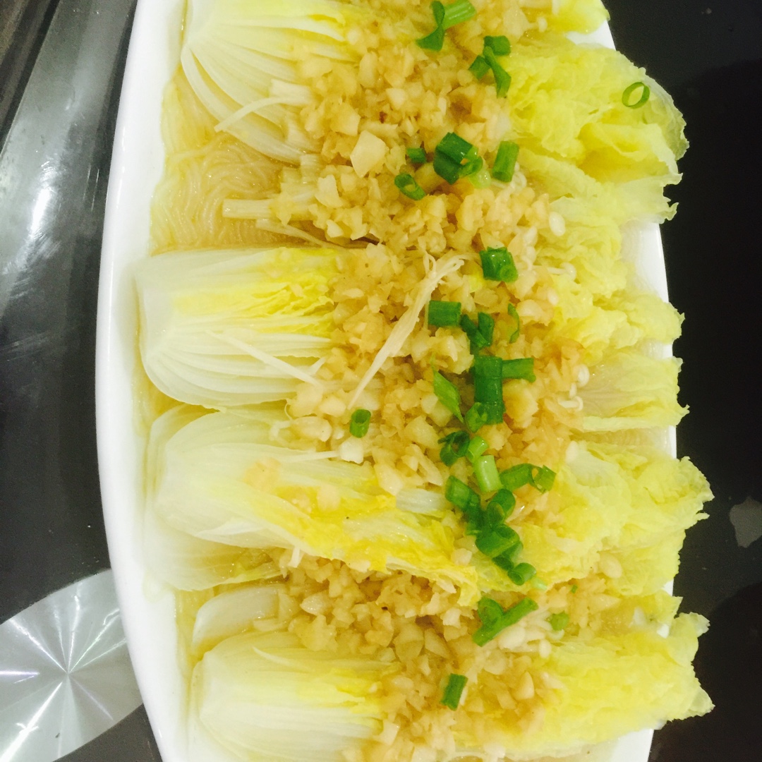 【蒜蓉粉丝蒸娃娃菜图片】怪你过份美丽_3sho_下厨房