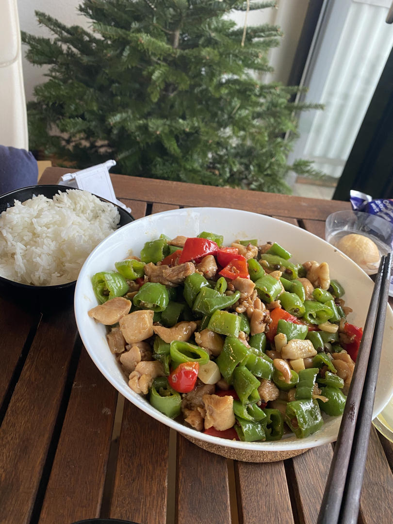 老丁的私房菜-尖椒鸡