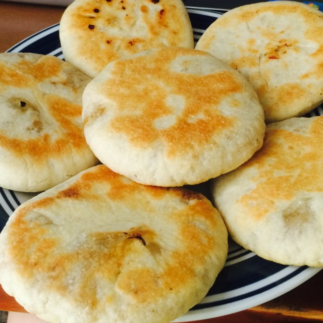 传统山东肉烧饼