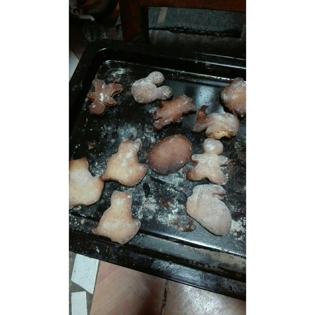 卡通黄油饼干