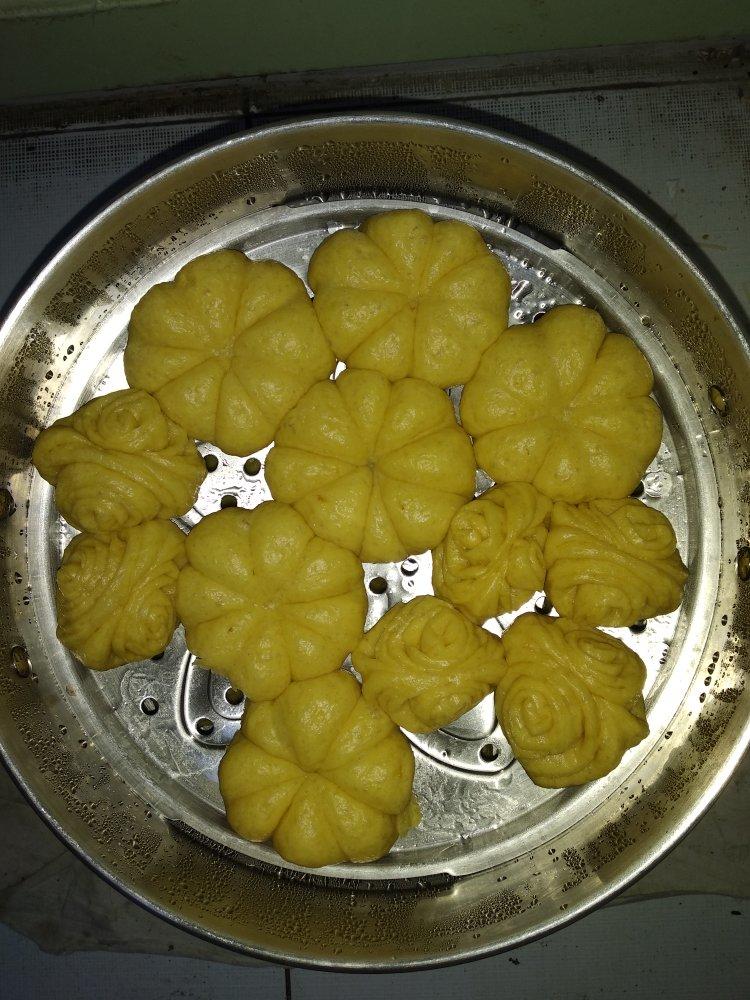 南瓜花卷馒头