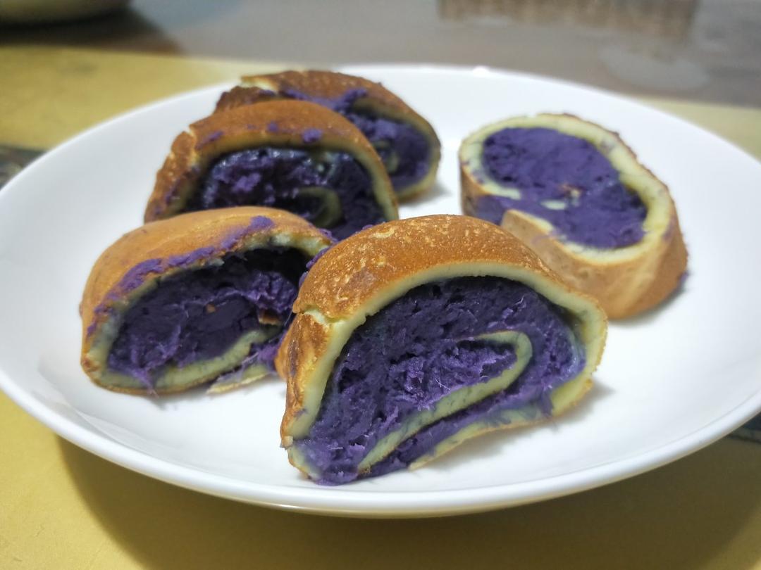 紫薯鸡蛋卷