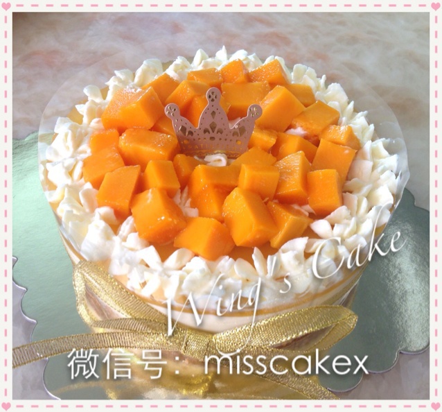 芒果冻芝士蛋糕