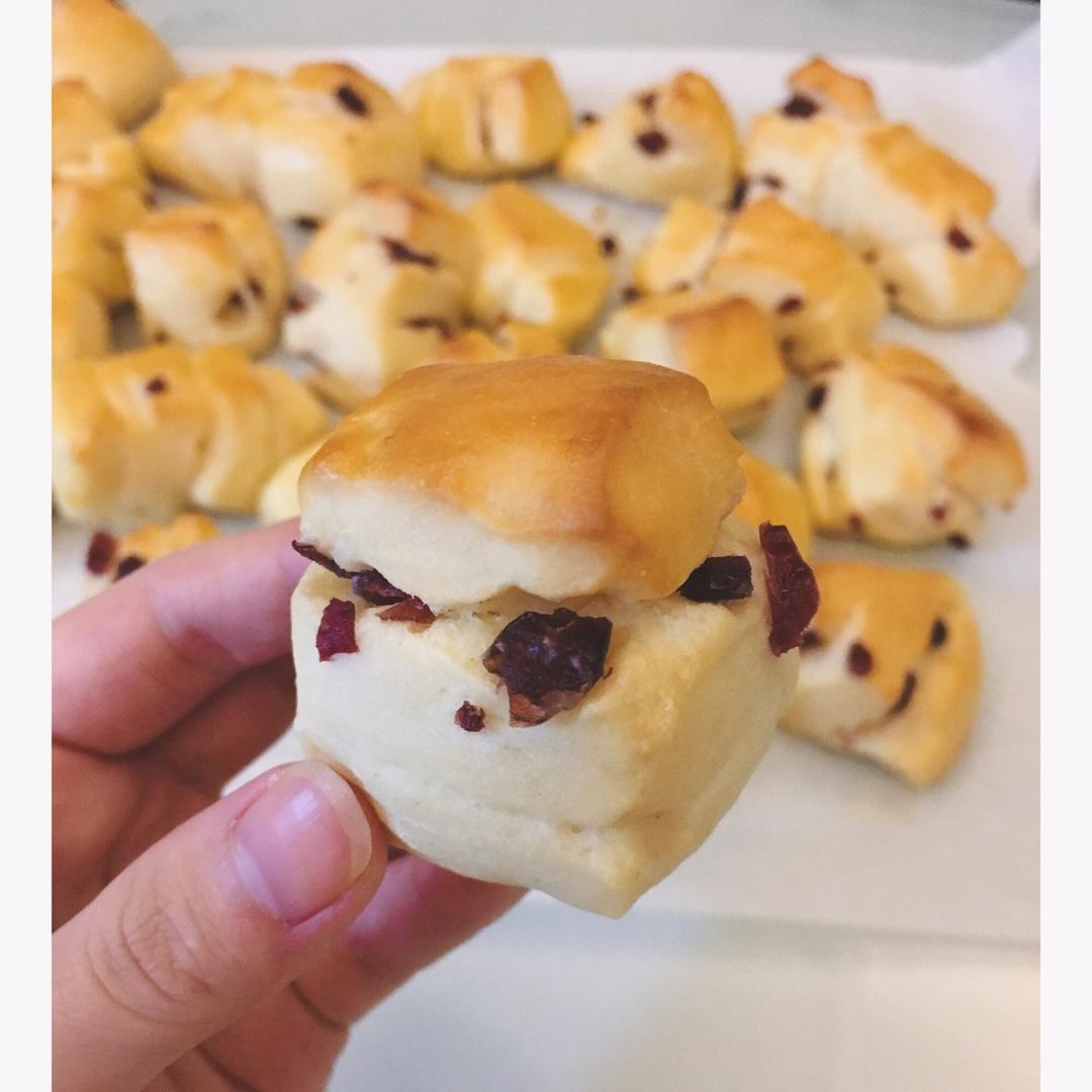 蔓越莓优格小面包块