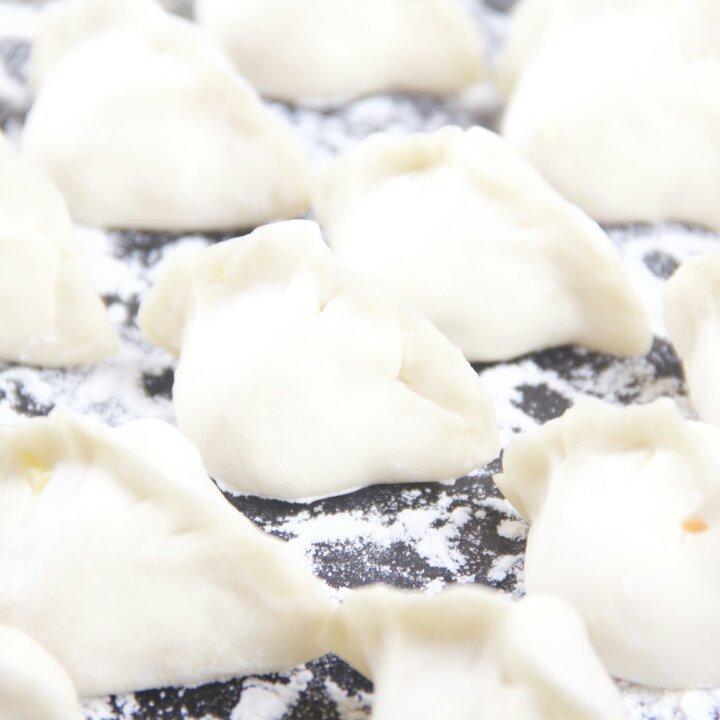 西葫芦杏鲍菇素馅饺子