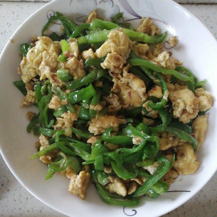 青椒炒鸡蛋