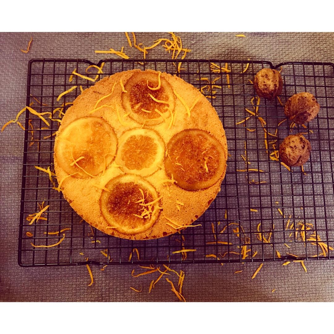 软嫩Q弹，橙香十足——香橙戚风