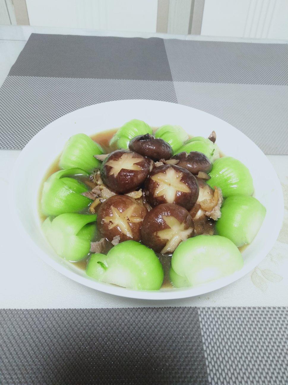 蚝油香菇小油菜