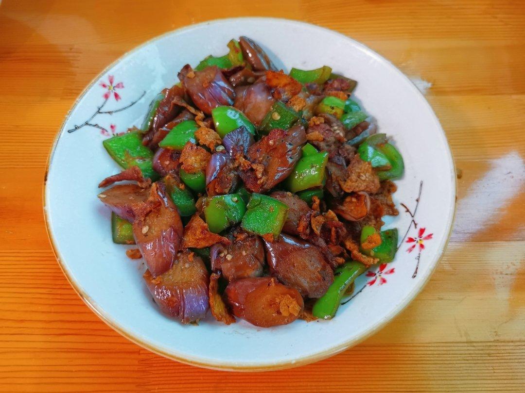 青椒炒茄子