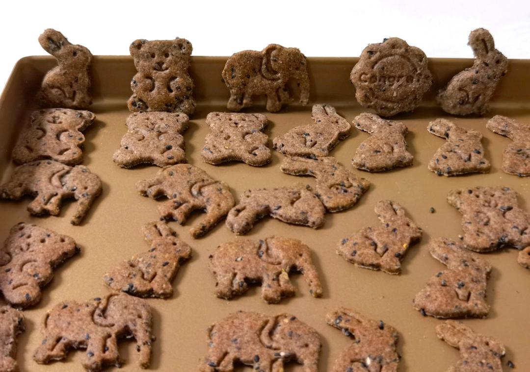 【健康零食】全麦芝麻饼干