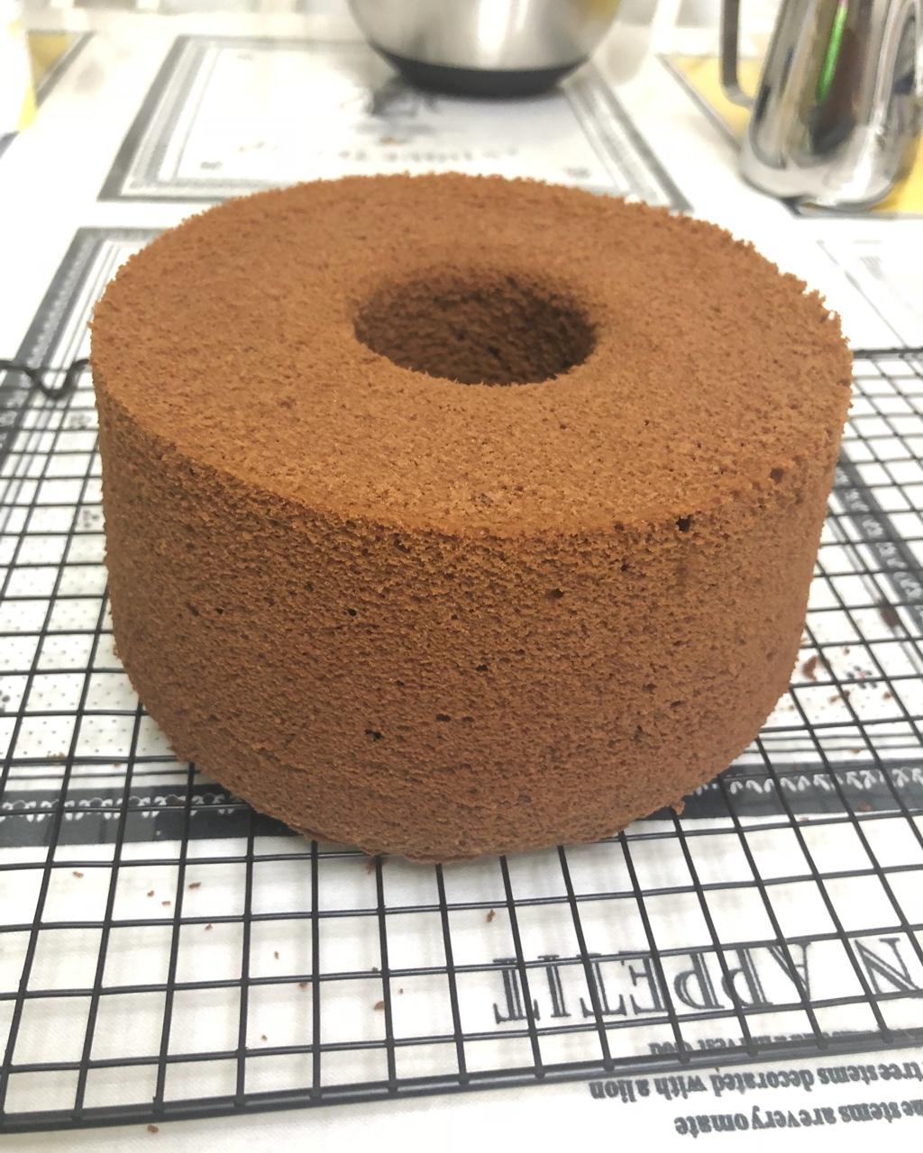 不消泡的巧克力戚风