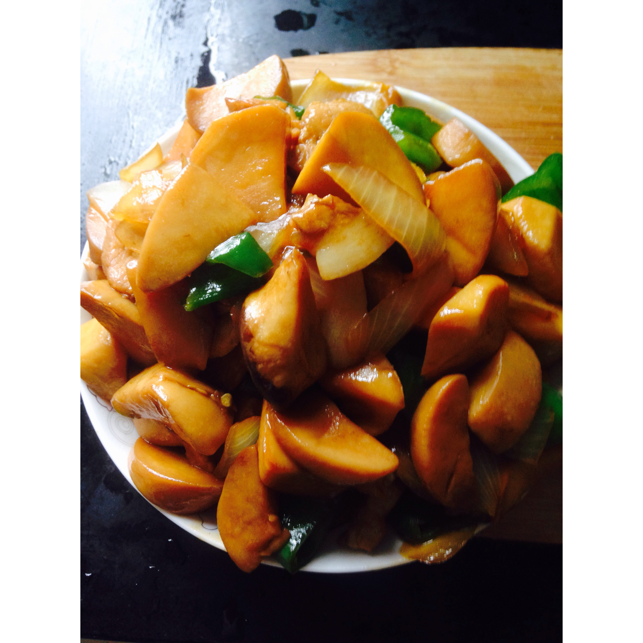 三杯杏鲍菇