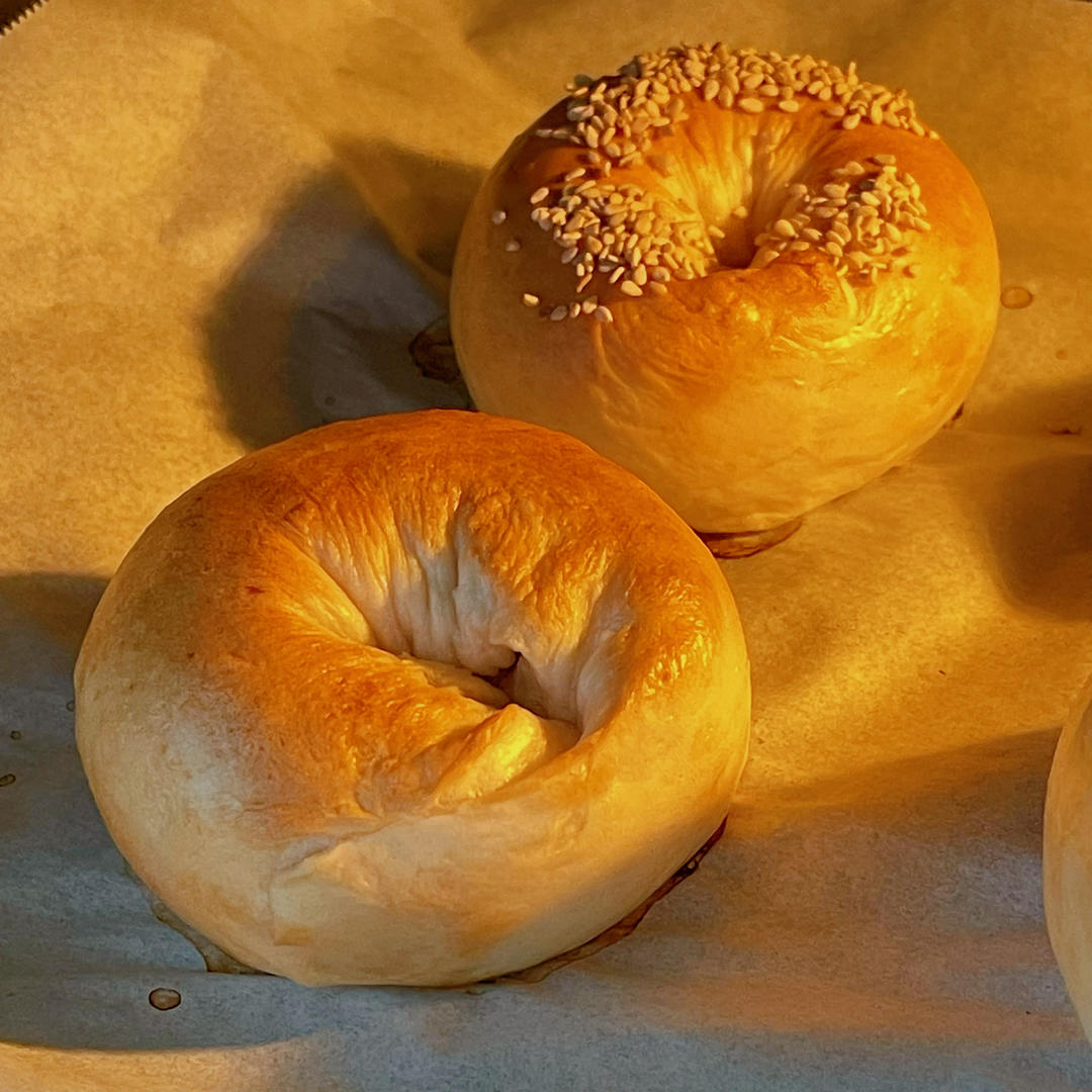 50%全麦葡萄干迷你贝果