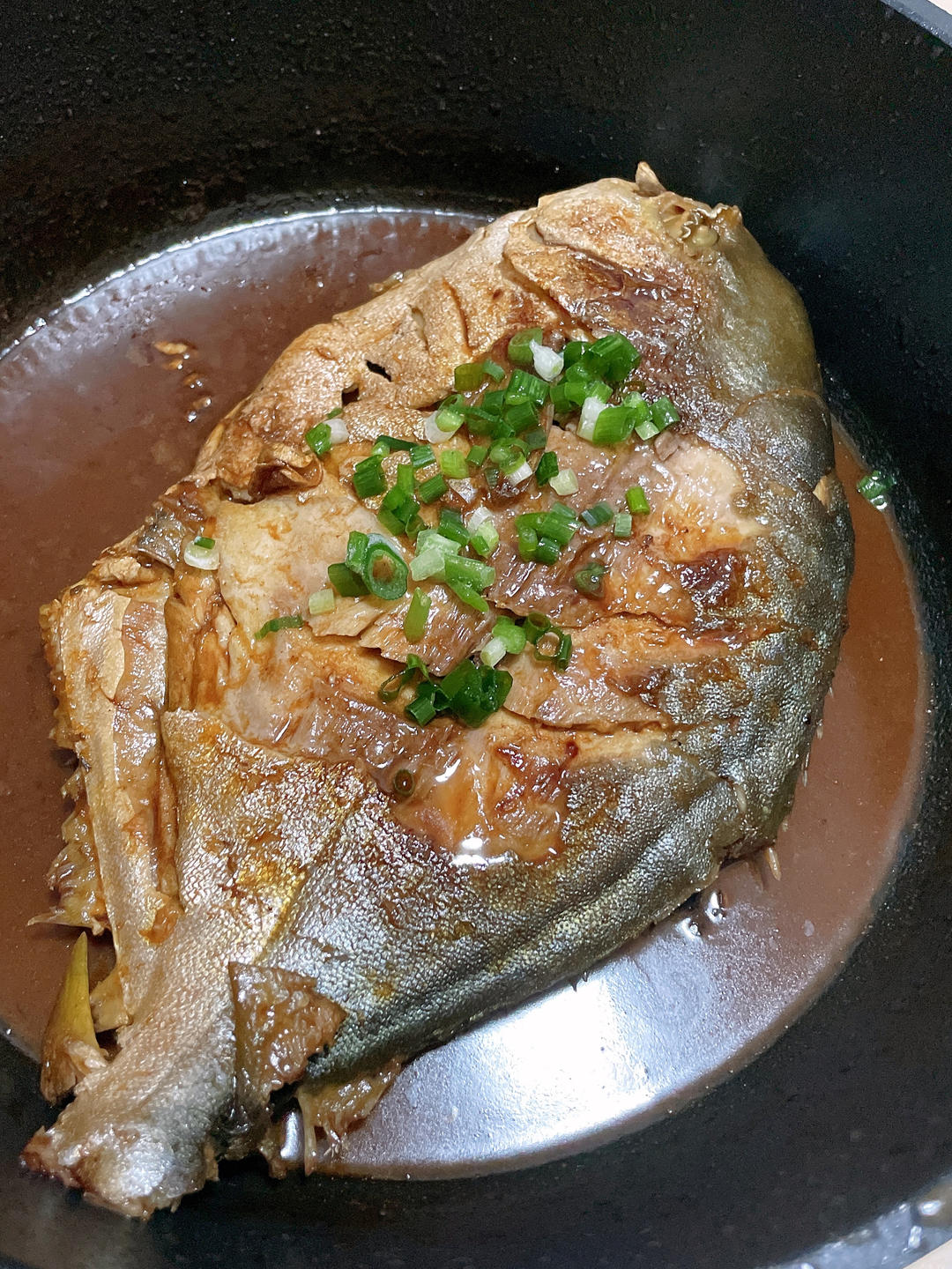 【家常菜】上海红烧鲳鱼