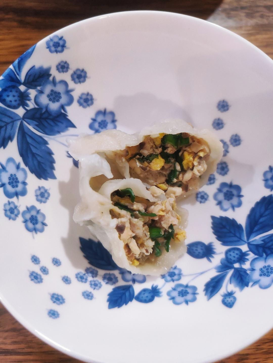 三文鱼三鲜馅饺子