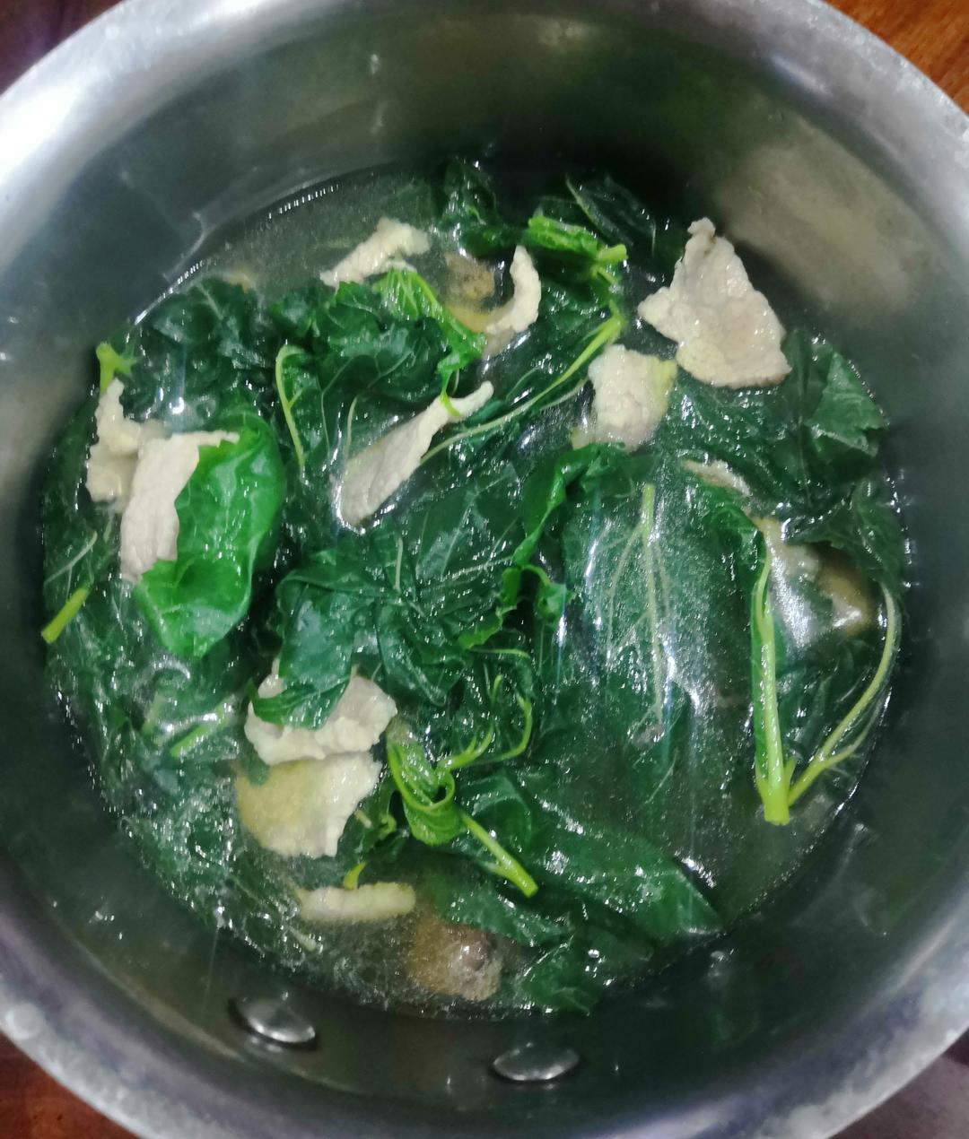 桑葚叶滚瘦肉