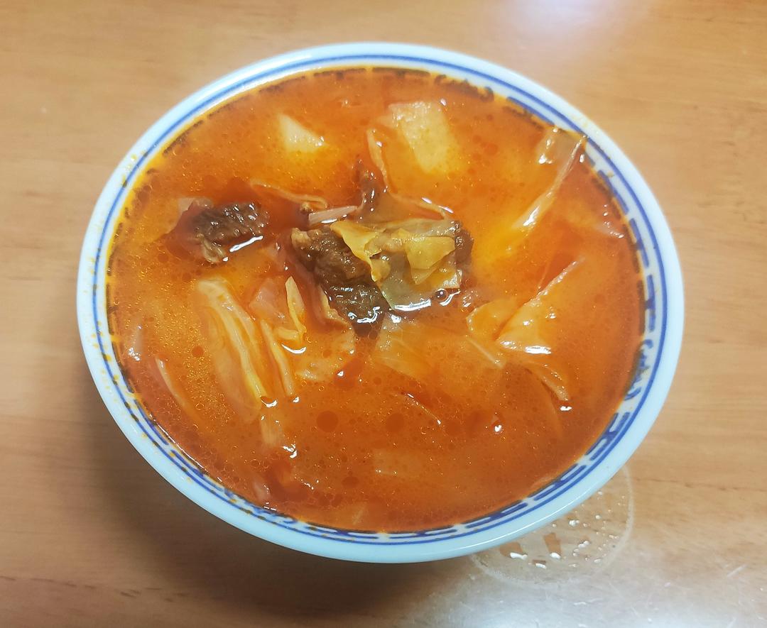 一份适合夏天喝的酸酸的罗宋汤，超级正宗的做法