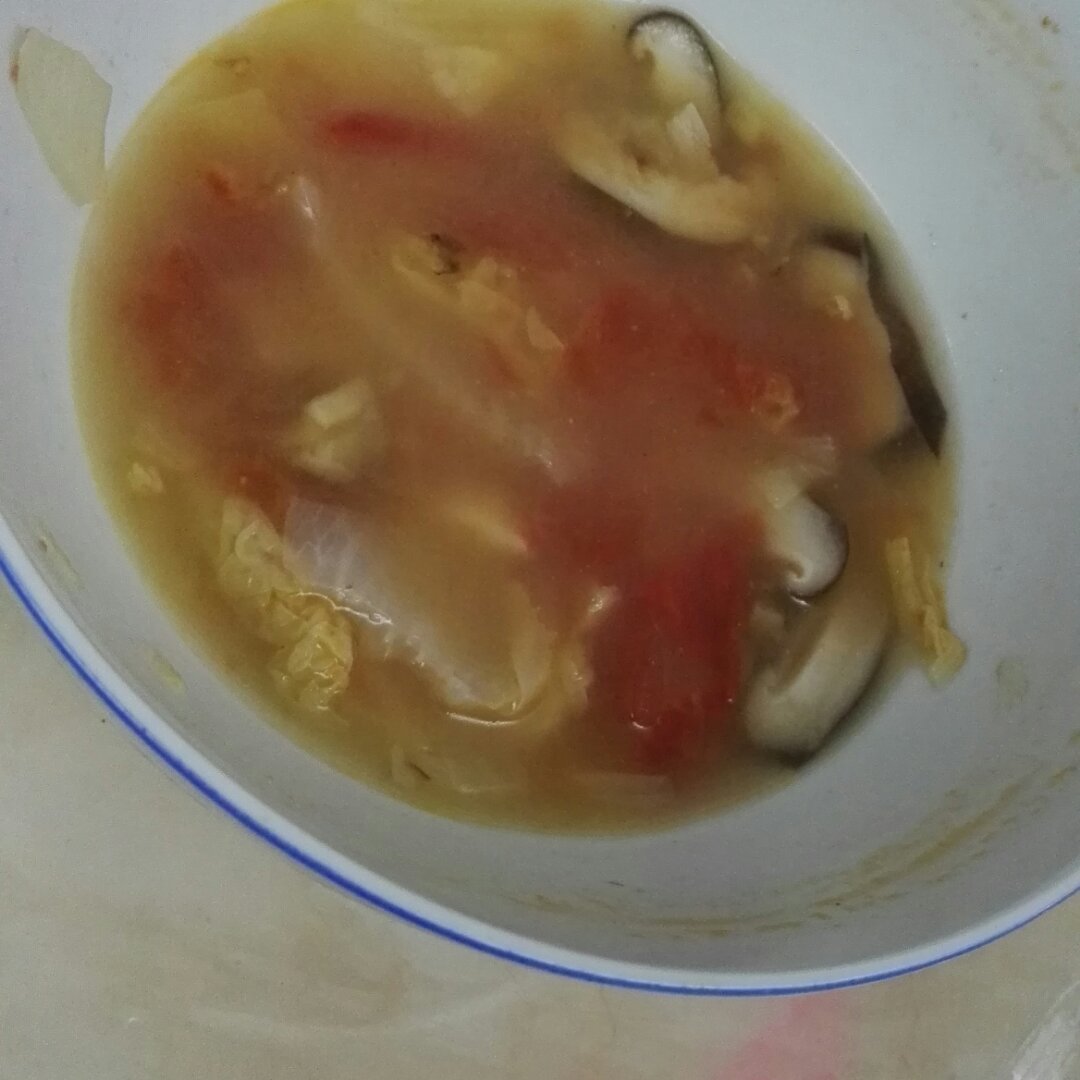 大白菜炖番茄