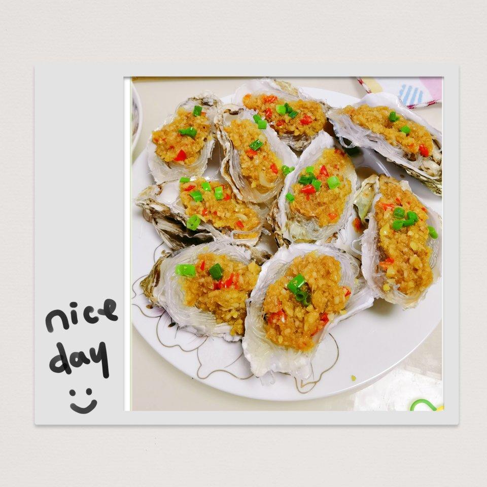 蒜蓉粉丝蒸生蚝🦪（13岁儿童版）