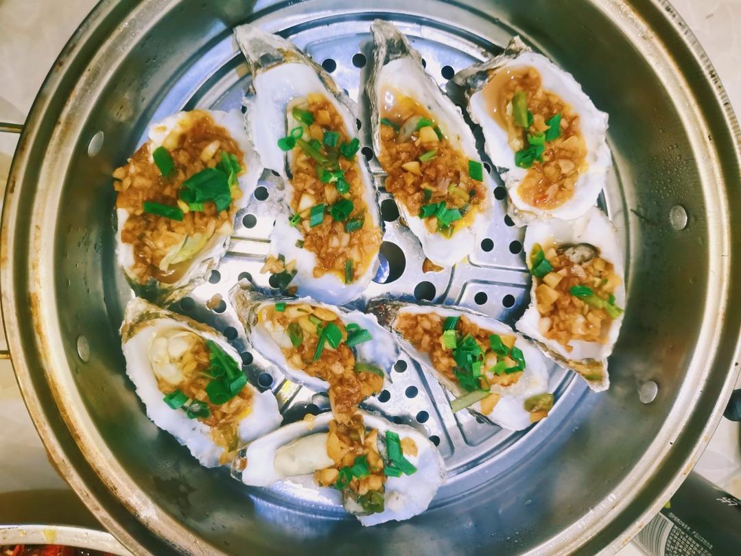 超简单～蒸蒜蓉生蚝