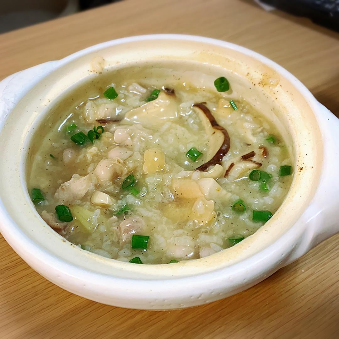 0失败香菇滑鸡粥