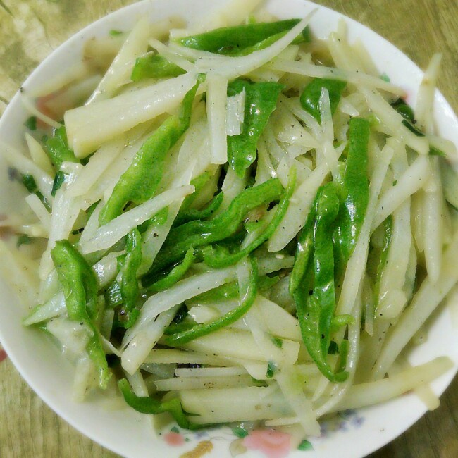 青椒土豆丝