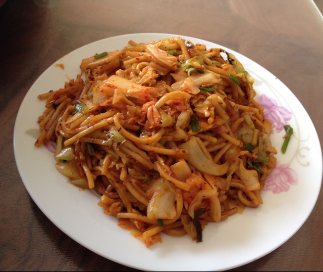 shadow36做的泡菜炒面