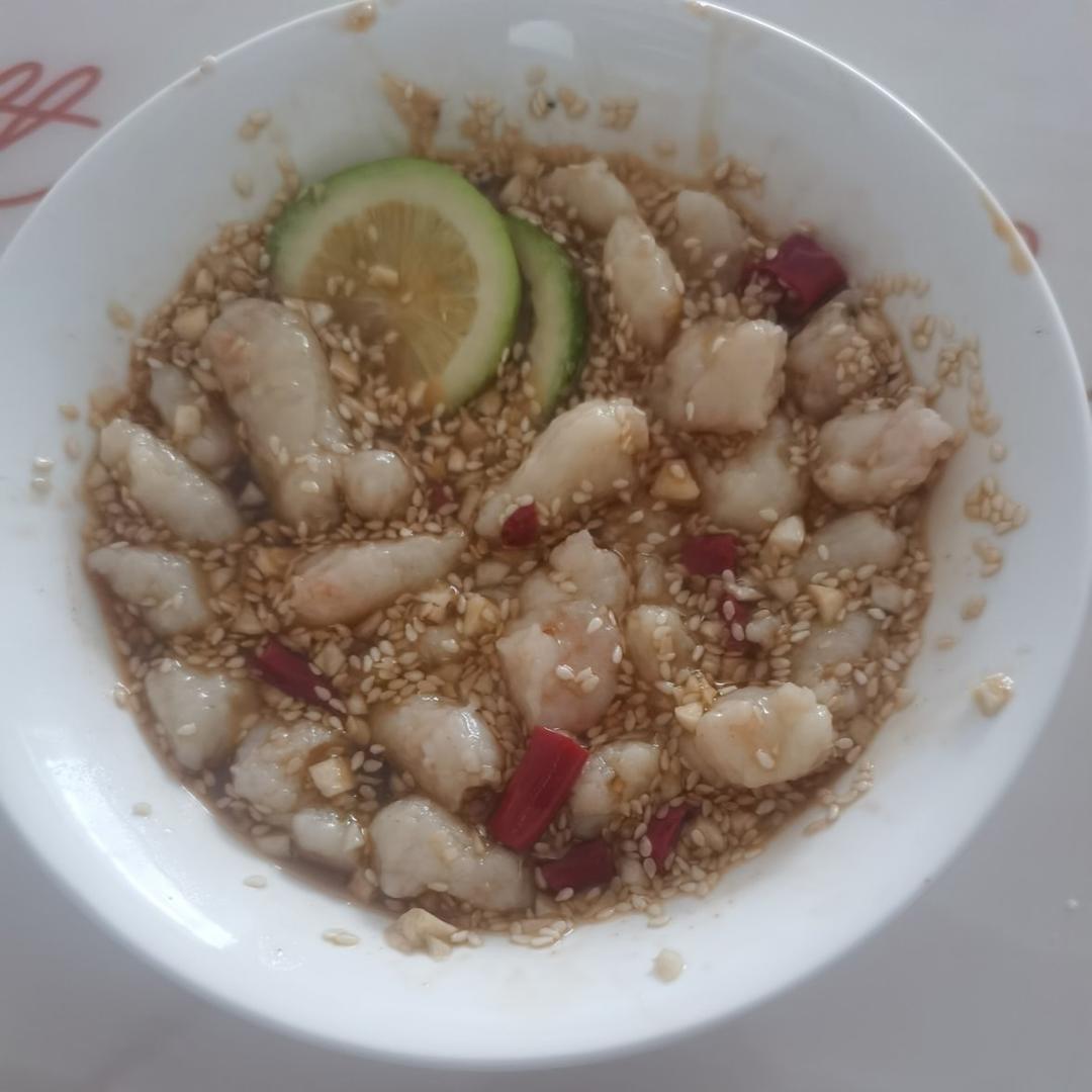 哇哦…在家做出来了海底捞泰式虾滑